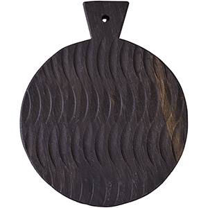 Доска для подачи Q106C-01B; дуб; D=240,H=25мм; черный Доска для подачи Q106C-01B; дуб; D=240,H=25мм; черный