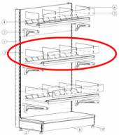 Комплект стекол для кондитерской полки 300х600 МХМ Купец 5.550.018 Комплект стекол для кондитерской полки 300х600 МХМ Купец 5.550.018