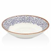 Тарелка глубокая,салатник 800 мл 210мм фарфор Tinta Edera By Bone TN-ED-FL-21-CK /6/ Тарелка глубокая,салатник 800 мл 210мм фарфор Tinta Edera By Bone TN-ED-FL-21-CK /6/