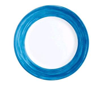 Тарелка d=235 мм синий край Браш H3607 40582 /6/ Тарелка d=235 мм синий край Браш H3607 40582 /6/