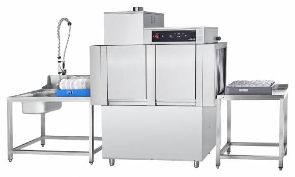 Посудомоечная машина туннельного типа Абат МПТ-1700-01 (теплообменник) слева-направо Посудомоечная машина туннельного типа Абат МПТ-1700-01 (теплообменник) слева-направо