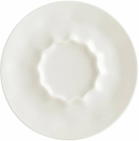 Блюдце 160 мм Белый, форма Ро Bonna Raw RAW02KT