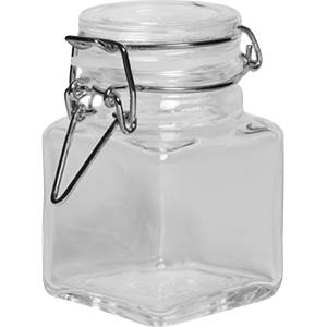 Банка для сыпучих 100мл Optima стекло, бугельный замок 04148593 Банка для сыпучих 100мл Optima стекло, бугельный замок 04148593