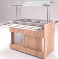 Мармит для вторых блюд Refettorio (шведский стол островной) RМ43А нерж. столешница для 4хGN1/1 Мармит для вторых блюд Refettorio (шведский стол островной) RМ43А нерж. столешница для 4хGN1/1