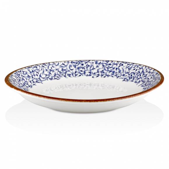 Тарелка глубокая,салатник 500 мл 210мм фарфор Tinta Edera By Bone TN-ED-ZT-21-CK /6/ Тарелка глубокая,салатник 500 мл 210мм фарфор Tinta Edera By Bone TN-ED-ZT-21-CK /6/