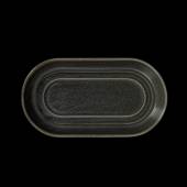 Блюдо овальное 180х100 мм Corone Urbano серый 11010cem