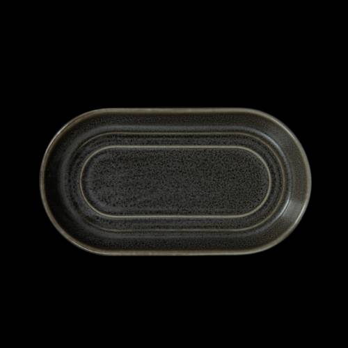 Блюдо овальное 180х100 мм Corone Urbano серый 11010cem Блюдо овальное 180х100 мм Corone Urbano серый 11010cem