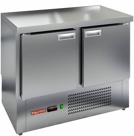 Стол холодильный Hicold SNE 11/TN O 2 двери (агрегат внизу) Стол холодильный Hicold SNE 11/TN O 2 двери (агрегат внизу)