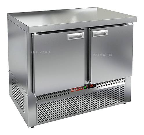 Стол холодильный Hicold SNE 11/TN O 2 двери (агрегат внизу) Стол холодильный Hicold SNE 11/TN O 2 двери (агрегат внизу)