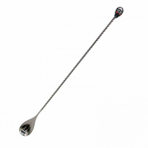 Ложка барная "Череп", 43 см, черный цвет, P.L.- Barbossa BRSN0030-GMP