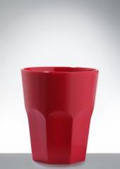 Стакан низкий 270мл GRANITY Acrylic Nipco бордовый 98мм 190809 /72/