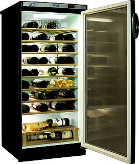 Шкаф винный POZIS ШВ- 52 071LV деревянные полки вишневый