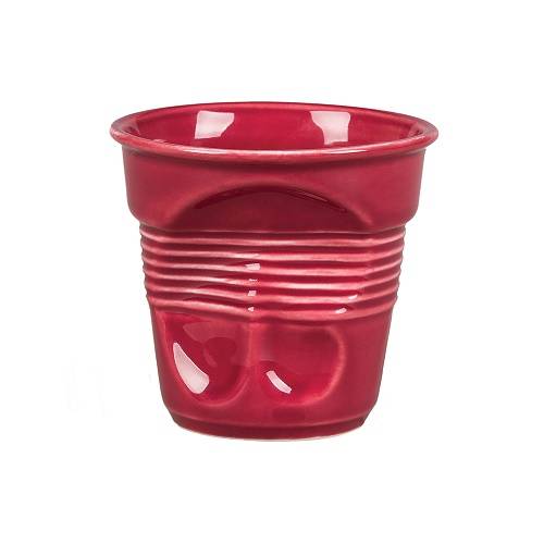 Чашка кофейная 140 мл серия Мятая бордо Barista  P.L.  F3778-100WR /6/