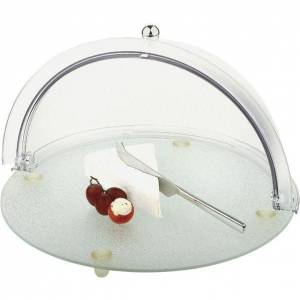 Поднос для сыра APS d=38 см с крышкой Roll-Top 00978  03171606