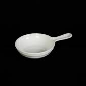 Соусник-сковорода 45мл 80мм порционная круглая с ручкой Corone Cottura фарфор LQ-QK15150 фк0814 Соусник-сковорода 45мл 80мм порционная круглая с ручкой Corone Cottura фарфор LQ-QK15150 фк0814