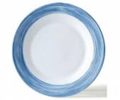 Тарелка d=225 мм суповая синий край Браш H3610  40578 /6/
