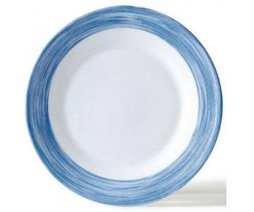 Тарелка d=225 мм суповая синий край Браш H3610  40578 /6/