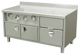 Закрытый стол-прилавок Kocateq DH150