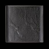 Блюдо квадратное с бортами 275х275 мм Corone Urbano серый 10968cem