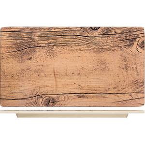 Доска для подачи 280х155мм пластик рисунок Дерево ProHotel M418245  04090532