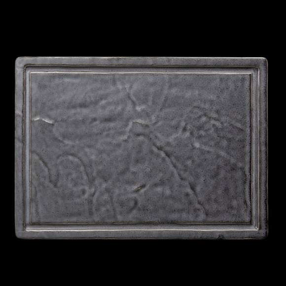 Блюдо прямоугольное плоское 335х240 мм Corone Urbano серый 10974cem Блюдо прямоугольное плоское 335х240 мм Corone Urbano серый 10974cem