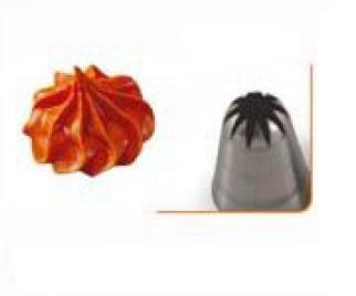 Насадка кондитерская "Закрытая звезда" 2мм Martellato BC 320. Насадка кондитерская "Закрытая звезда" 2мм Martellato BC 320.