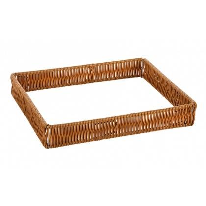 Рамка пластиковая 310х250х50мм под гастроемкость GN1/2 коричневая Beige ST-006 Рамка пластиковая 310х250х50мм под гастроемкость GN1/2 коричневая Beige ST-006