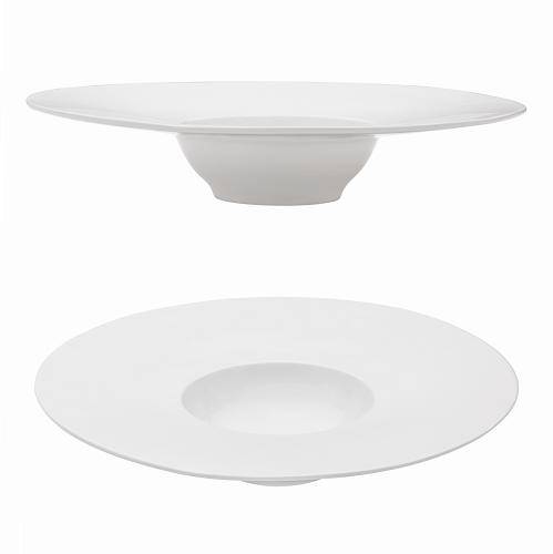 Тарелка для пасты 240 мл Oxford с широким бортом C01C-9001 Тарелка для пасты 240 мл Oxford с широким бортом C01C-9001