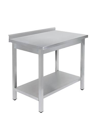 Стол универсальный Luxstahl СПУ-12/6 со сплошной полкой нерж. Стол универсальный Luxstahl СПУ-12/6 со сплошной полкой нерж.