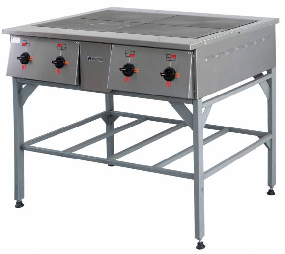 Плита электрическая 4-конфорочная ТулаТоргТехника ПЭ-0,48Н на подставке без жарочного шкафа 3Ф Плита электрическая 4-конфорочная ТулаТоргТехника ПЭ-0,48Н на подставке без жарочного шкафа 3Ф