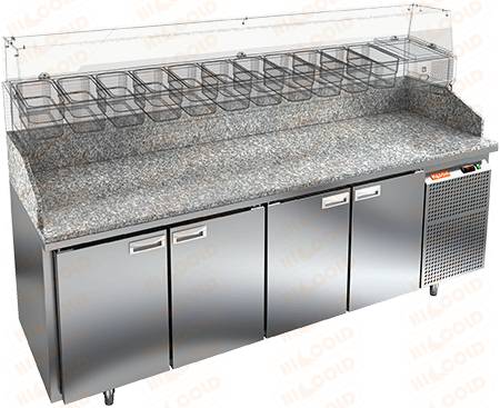 Стол холодильный для пиццы Hicold PZ3-1111/SN Стол холодильный для пиццы Hicold PZ3-1111/SN