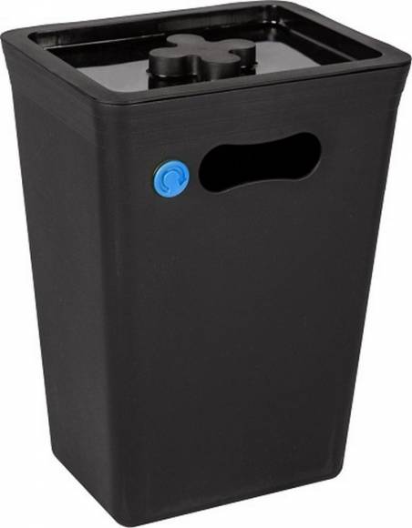 Бак для мусора 10 л 19,5*24,5*33,3 см. графит 65377
