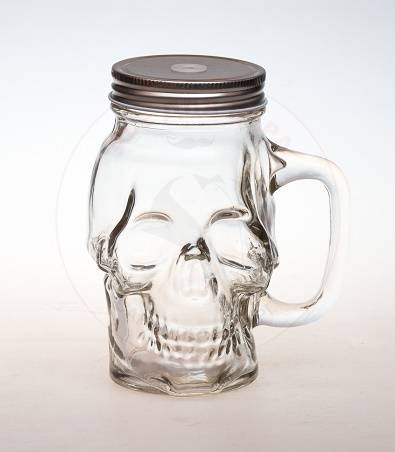 Банка для подачи соков, коктейлей 450мл Череп 57211 ZF161023249A 99000137 /24/ Банка для подачи соков, коктейлей 450мл Череп 57211 ZF161023249A 99000137 /24/