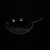 Соусник-сковорода 120мл 107мм фарфор Corone Coolore черный LQ-SK0001-K фк0815/1 Соусник-сковорода 120мл 107мм фарфор Corone Coolore черный LQ-SK0001-K фк0815/1