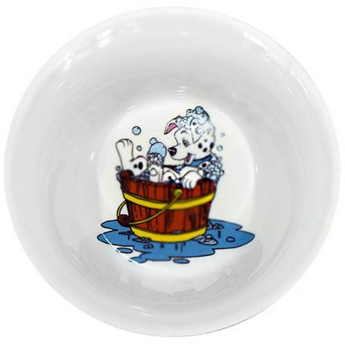 Салатник «Далматинцы»; фарфор; 200мл; белый 7С1206