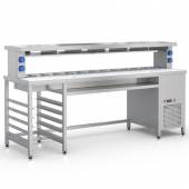 Стол фасовочный пристенный с охл. ванной и тепловой пов. RoboLabs СФ-240Т Стол фасовочный пристенный с охл. ванной и тепловой пов. RoboLabs СФ-240Т