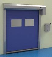 Скоростные рулонные ворота СРВ(СН)-1800.2500-Пр-Сн с радаром
