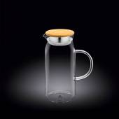 Кувшин 1 л. с крышкой бамбук + сетка нерж Термостекло Wilmax 888207 Кувшин 1 л. с крышкой бамбук + сетка нерж Термостекло Wilmax 888207