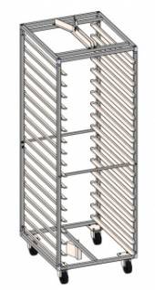 Тележка-шпилька для 15 противней 60*40 см Zucchelli Forni s.p.a. 