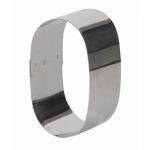 Форма для выкладки/выпечки Овал 90х55мм нерж. Luxstahl 3213