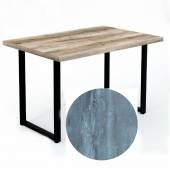 Стол прямой 1200х800х750 П-образный Бетон Пайн