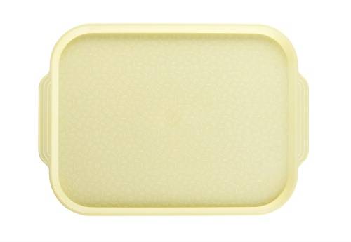 Поднос прямоугольный 45х35,5см светло-желтый с ручками (106) 1730 SC505  мки018/10/