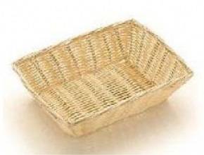 Корзина для хлеба прямоугольная 230х150х65мм полиротанг 3004 43089 Корзина для хлеба прямоугольная 230х150х65мм полиротанг 3004 43089