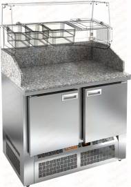 Стол холодильный для пиццы Hicold PZE3-11GN камень (агрегат внизу) Стол холодильный для пиццы Hicold PZE3-11GN камень (агрегат внизу)