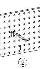 Крючок 100 хромированный двойной МХМ Купец