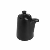 Емкость для соевого соуса с крышкой 130мл, черный "Corone Bushido" [24088] фк6519