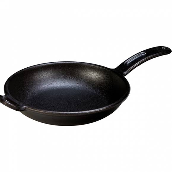 Сковорода 250*60мм кругллая с ручкой L=425мм чугун черный /1/3/