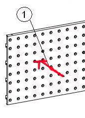 Крючок 200 хромированный одинарный МХМ Купец 