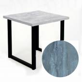 Стол прямой 800х800х750 П-образный Бетон Пайн