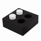 Подставка под салфетки Ошибори черная, на 2 персоны /12/ Подставка под салфетки Ошибори черная, на 2 персоны /12/